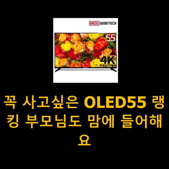 꼭 사고싶은 OLED55 랭킹 부모님도 맘에 들어해요