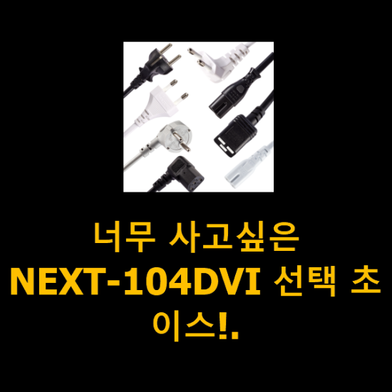 너무 사고싶은 NEXT-104DVI 선택 초이스!.