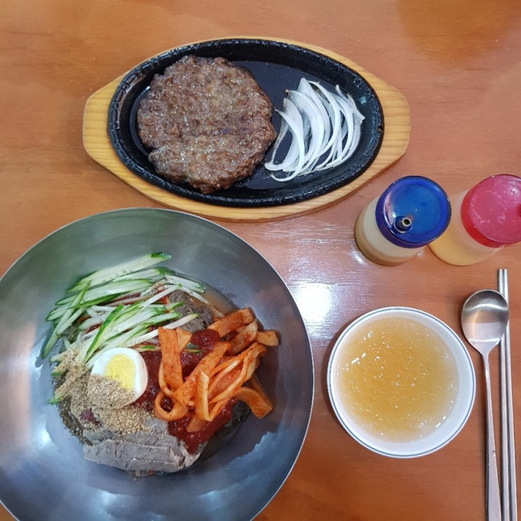  전주 맛집 전주본가 비빔냉면&떡갈비
