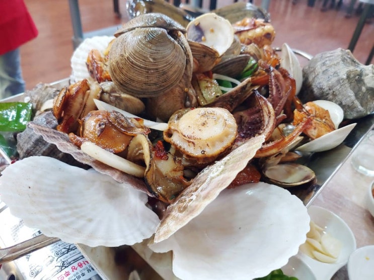 예전에 갔던 보령  무창포해수욕장 맛집 '만석호횟집' 해물바베큐 