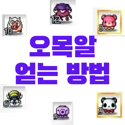  메이플 오목알 얻는 방법
