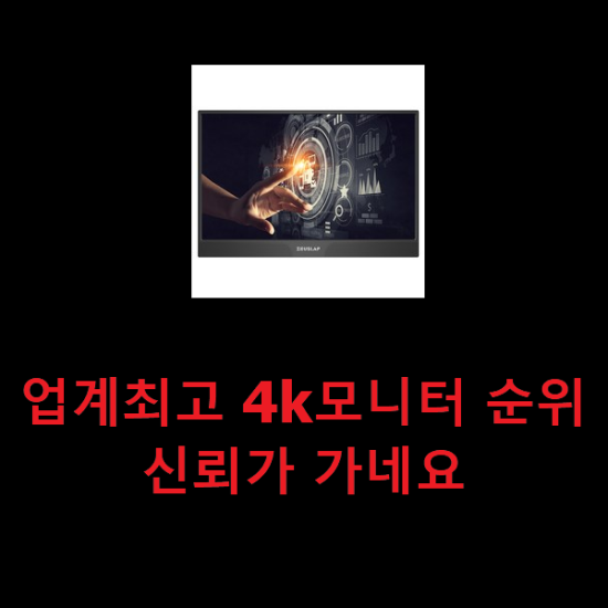  업계최고 4k모니터 순위 신뢰가 가네요