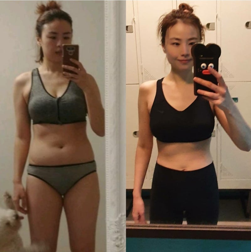 여신 한소희 몸매비결 킥복싱 다이어트 방법 효과