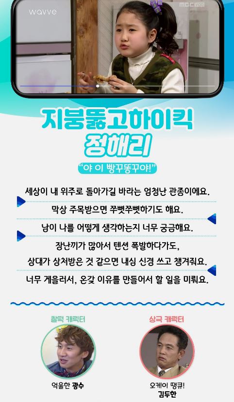  나와 닮은 TV 속 캐릭터는 누구일까요?(wavve)