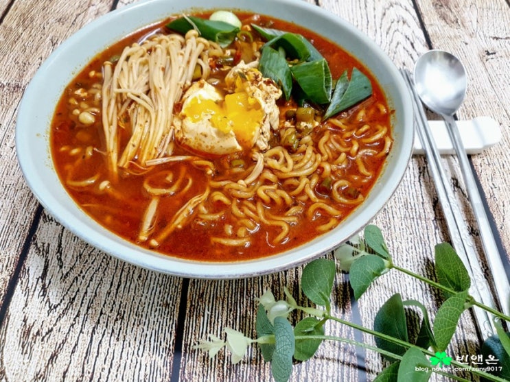  라면 레시피 : 신라면 맛있게 끓이는 법