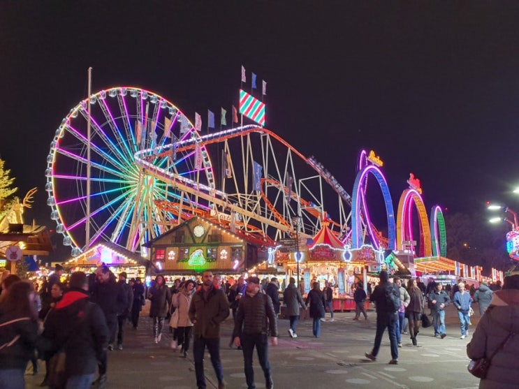  런던 윈터원더랜드winter wonderland + 윈터원더랜드에서 본 카카오프렌즈!