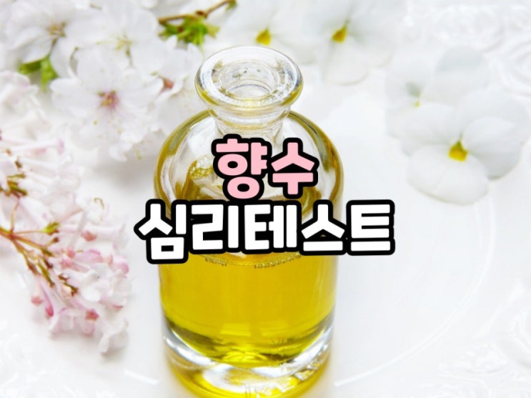  향수 심리테스트 MBTI 어울리는 향수 추천 받기