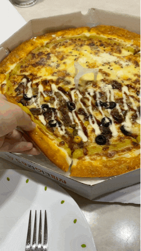 신흥동 피자 맛집 &lt;도우라이크피자&gt;에서 반반피자(리얼치즈+직화갈비) 포장 후기!