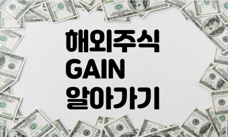  월배당 해외주식 GAIN 알아보기