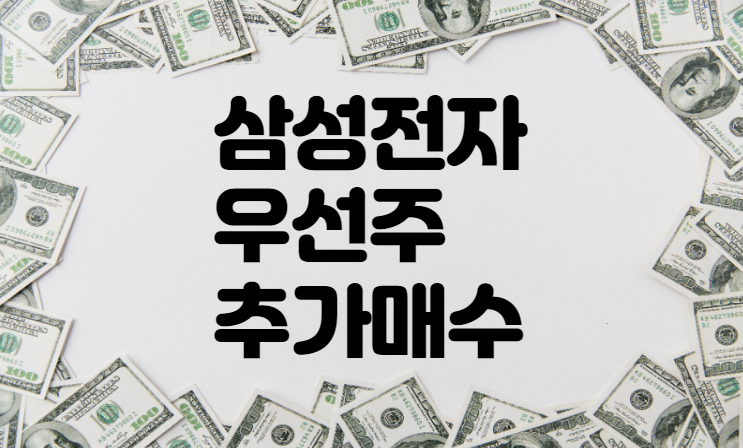  삼성전자 우선주 추가매수