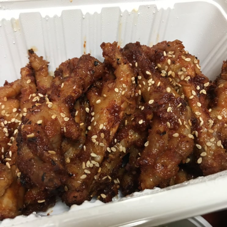  배민닭발 뿔발 관악점 불맛나는 닭발 맛집 Good!
