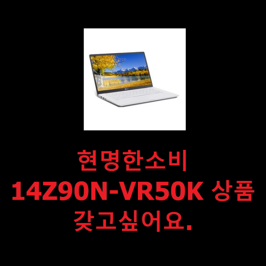 현명한소비 14Z90N-VR50K 상품 갖고싶어요.