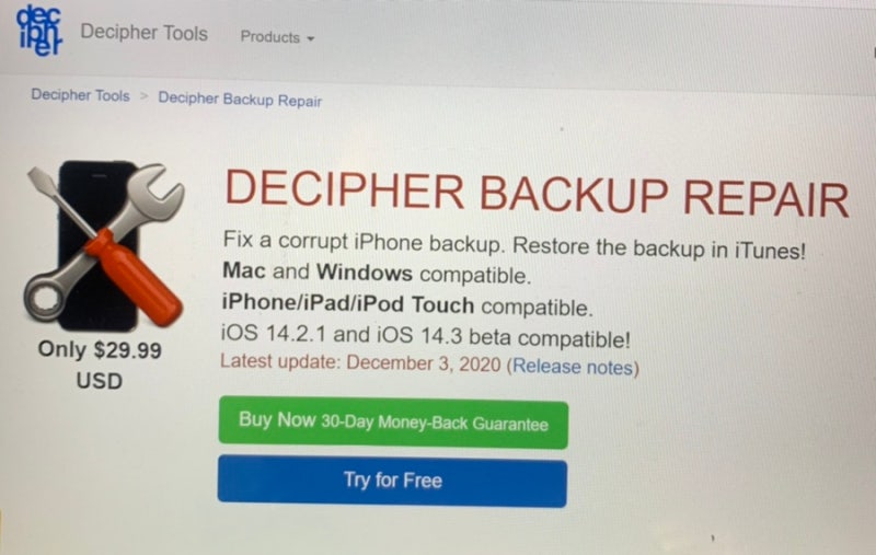아이폰 용량 업그레이드 / 아이튠즈 백업 복원 실패 해결 방법 Decipher Backup Repair : 네이버 블로그