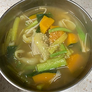 수제비 만들기 / 단호박 수제비 레시피