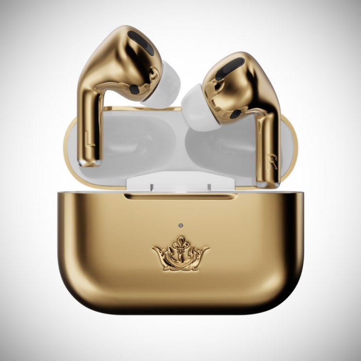  럭셔리 황금 에어팟 Caviar’s Apple AirPods Pro Gold Edition