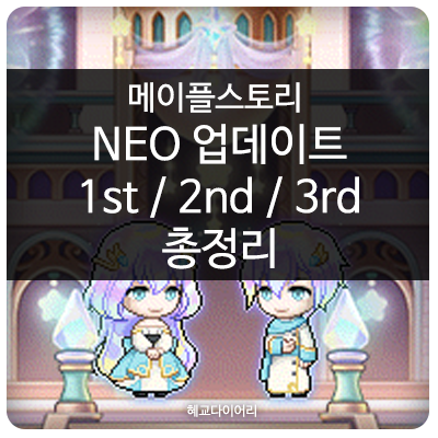  [KMS 패치] 메이플스토리 겨울방학 이벤트 : NEO(네오) 업데이트 총정리 (1st, 2nd, 3rd) - 코인샵, 각종 이벤트 등