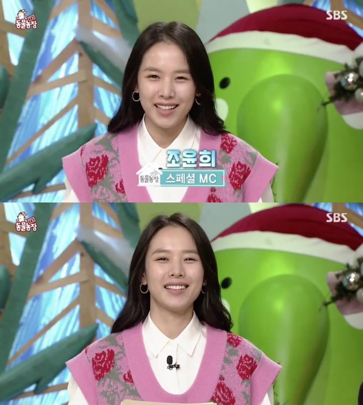  조윤희, 이동건과 이혼 7개월 만 방송 복귀…''TV 동물농장' 광팬' #조윤희 #동물농장