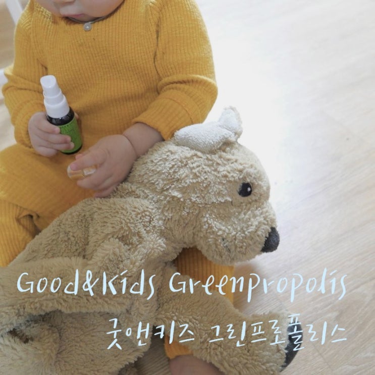  돌아기영양제 굿앤키즈 브라질그린프로폴리스로 환절기 건강 챙겨요