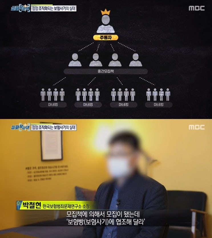 자동차 보험사기, 1020에서 급증…1년 새 사고 20번 이상 내기도 (실화탐사대) 자동차 보험사기, 1020에서 급증…1년 새 사고 20번 이상 내기도 (실화탐사대)