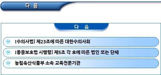 반려동물 중 맹견의 관리 및 소유자 교육