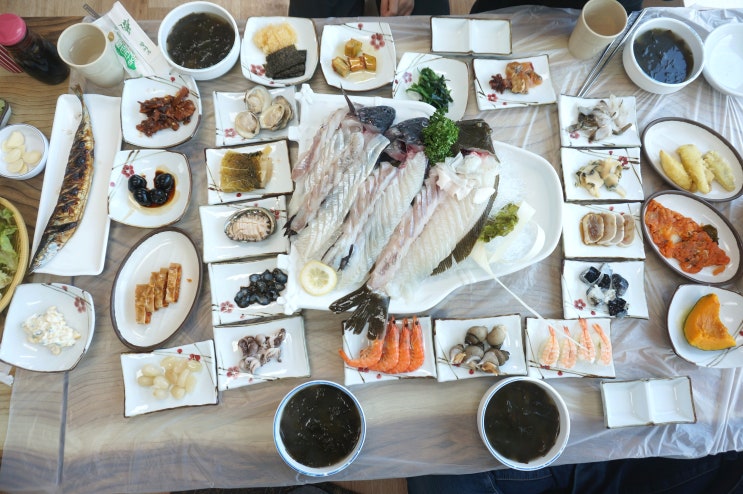  속초 장사항 맛집 백두산 횟집 멋진 바다 경치에 신선한 회까지