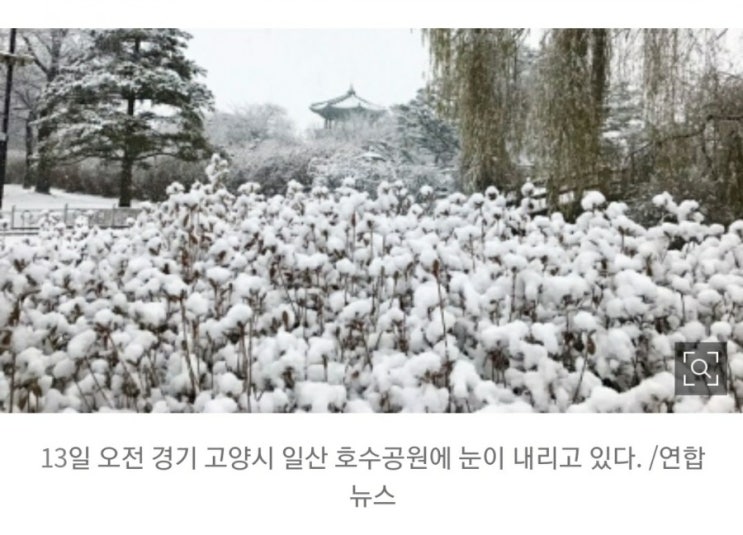  서울 전역에 대설 주의보...중부 오후 늦게까지 눈 올 듯