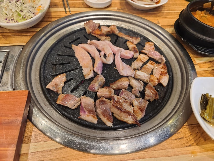  구로맛집 온수고기집 돼지반마리에 소주한잔