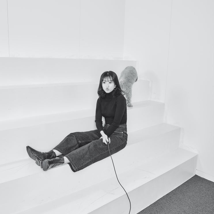  [홍대 / 연남동 셀프 사진관] 감성 무드 반려동물, 강아지 동반 흑백사진 스튜디오 '프레이머스' 후기