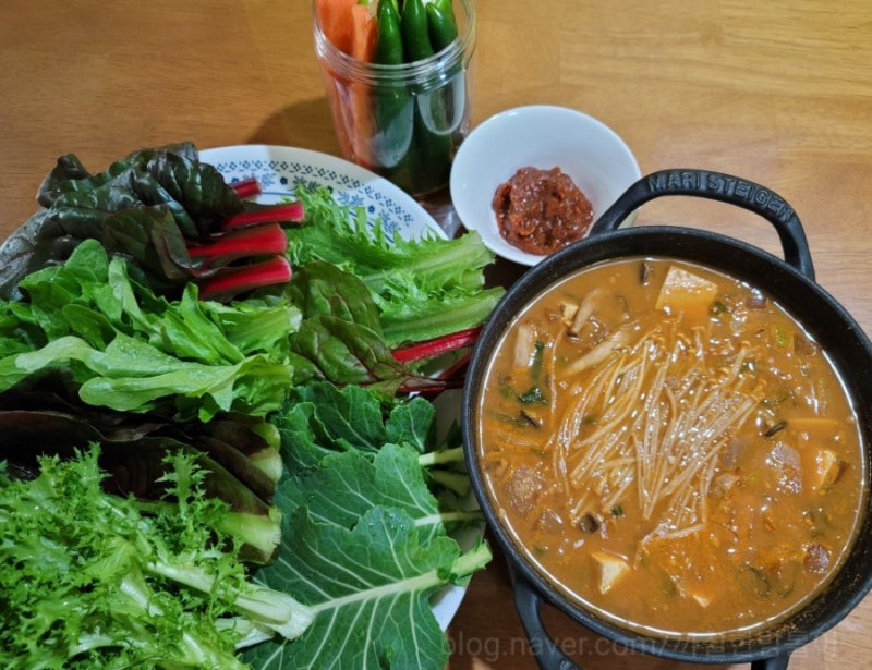 샘표 차돌 토장찌개로 차돌된장찌개 맛있게 끓이기