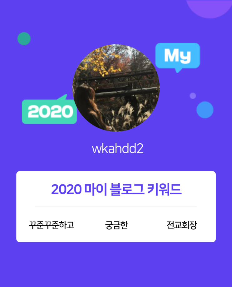  [2020 마이블로그 리포트] 한 눈에 보는 올해 내 블로그 데이터!