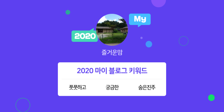  [2020 마이블로그 리포트] 한 눈에 보는 올해 내 블로그 데이터!