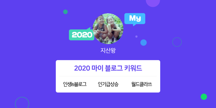  [2020 마이블로그 리포트] 한 눈에 보는 올해 내 블로그 데이터!