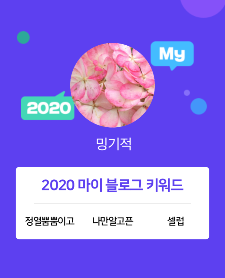  [2020 마이블로그 리포트] 한 눈에 보는 올해 내 블로그 데이터!