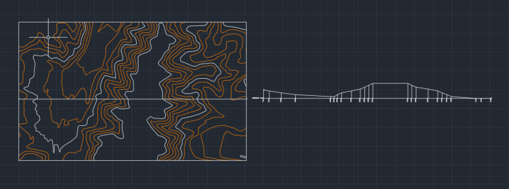  AutoCad lisp. 단면도 간편 그리기/갸꿀/단면도/qp