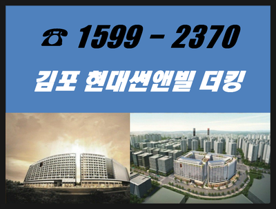  김포 현대썬앤빌 더킹-김포한강신도시 랜드마크 오피스텔!!