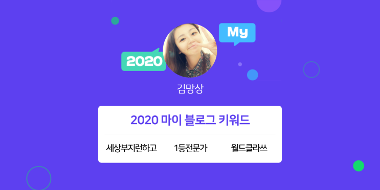 [2020 마이블로그 리포트] 한 눈에 보는 올해 내 블로그 데이터!