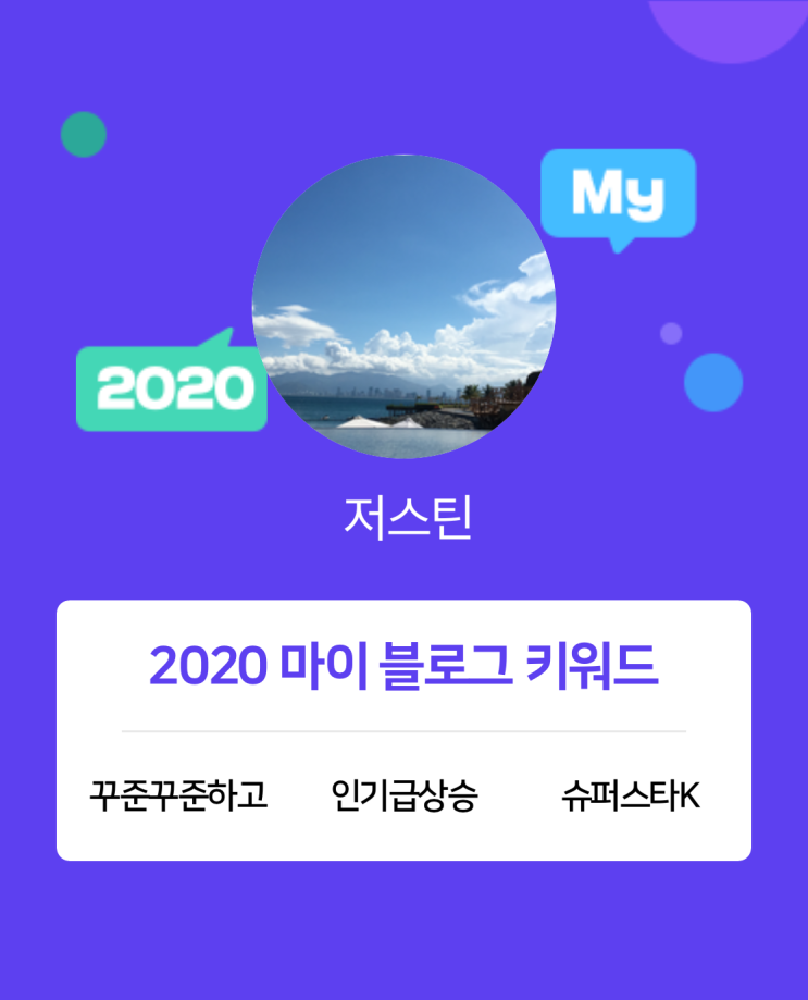 [2020 마이블로그 리포트] 한 눈에 보는 올해 내 블로그 데이터!