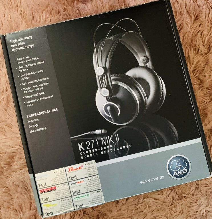 AKG K271 MK2 헤드폰 - 3년간 사용후기