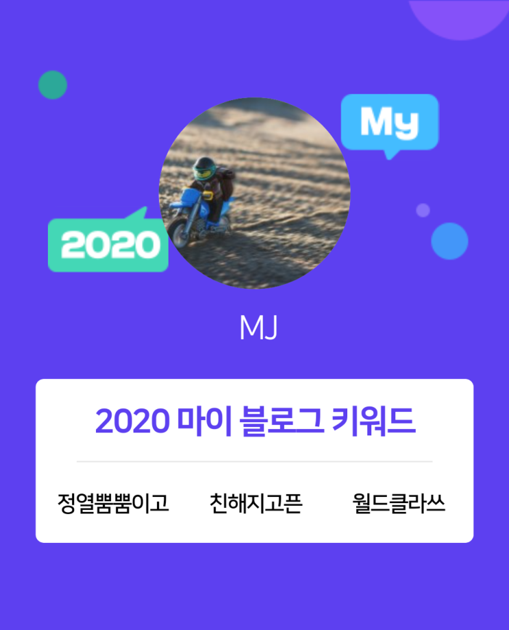  [2020 마이블로그 리포트] 한 눈에 보는 올해 내 블로그 데이터!