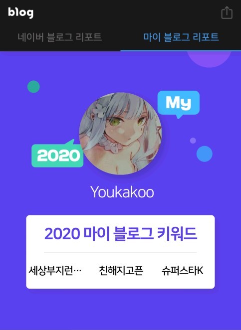  [2020 마이블로그 리포트] 한 눈에 보는 올해 내 블로그 데이터!
