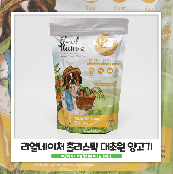 리얼네이처 홀리스틱 강아지가수분해사료 리얼 생육 사료예요! 리얼네이처 홀리스틱 강아지가수분해사료 리얼 생육 사료예요!