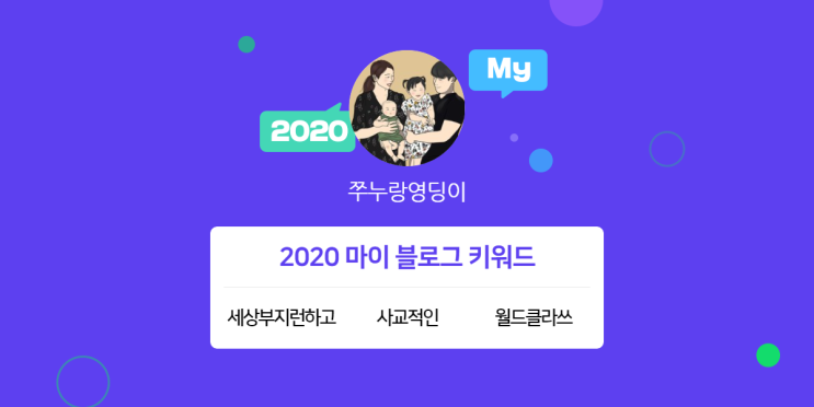 [2020 마이블로그 리포트] 한 눈에 보는 올해 내 블로그 데이터!