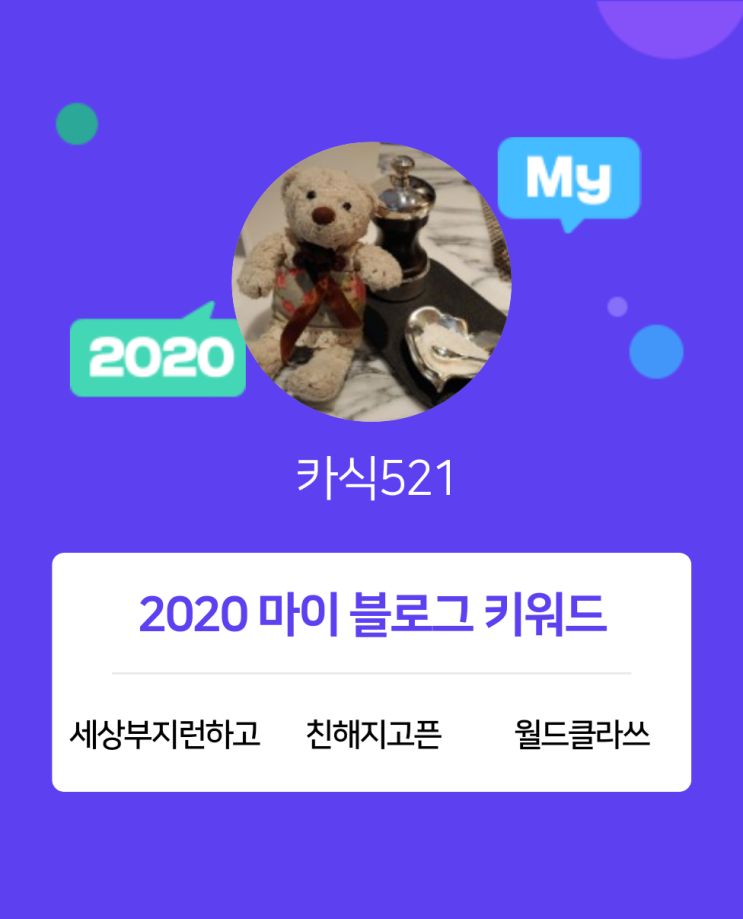  [2020 마이블로그 리포트] 한 눈에 보는 올해 내 블로그 데이터!