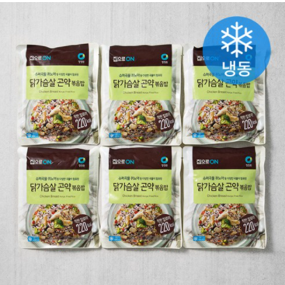 닭가슴살 곤약 볶음밥 (냉동)간편하게 즐기세요.