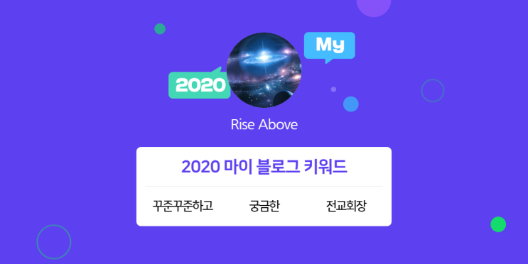 [2020 마이블로그 리포트] 한 눈에 보는 올해 내 블로그 데이터!