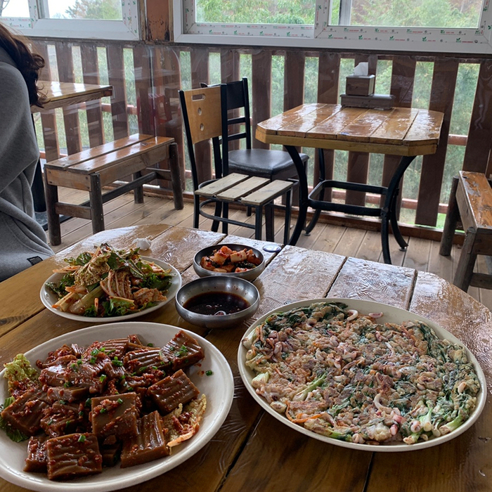  [부산 금정구/금성동] 금정산 맛집 '북문국수'에서 해물파전+도토리묵 환상의 조합