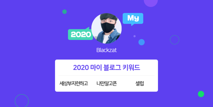  [2020 마이블로그 리포트] 한 눈에 보는 올해 내 블로그 데이터!