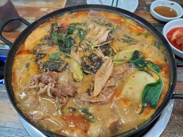  광명역맛집 양가네감자탕 품질인증 제주도돼지고기