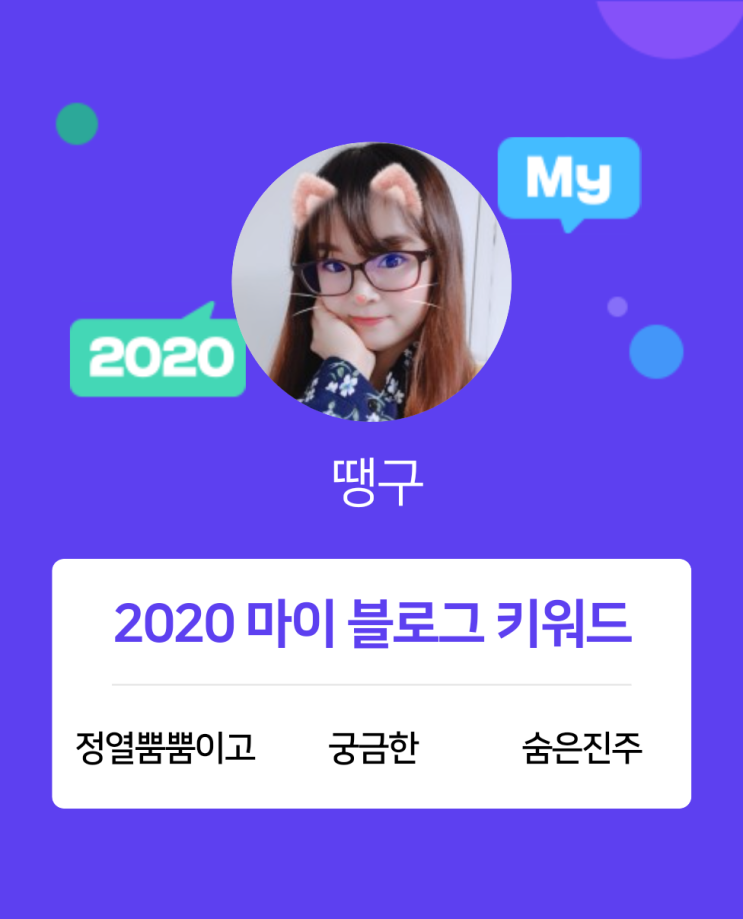  [2020 마이블로그 리포트] 한 눈에 보는 올해 내 블로그 데이터!