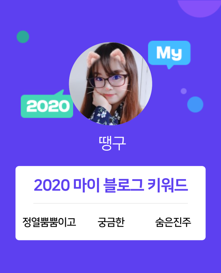 [2020 마이블로그 리포트] 한 눈에 보는 올해 내 블로그 데이터!